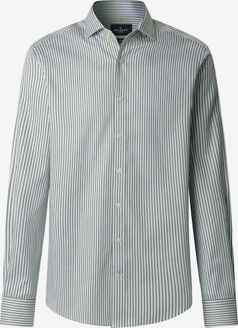Hackett London Business Shirt 'Double Face Bengal' in Green: front
