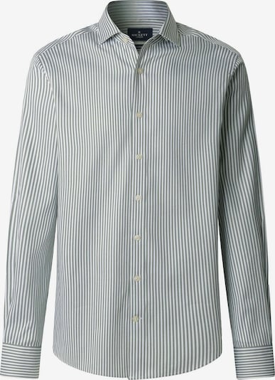 Hackett London Chemise business 'Double Face Bengal' en 41-42 en vert clair / blanc, Vue avec produit