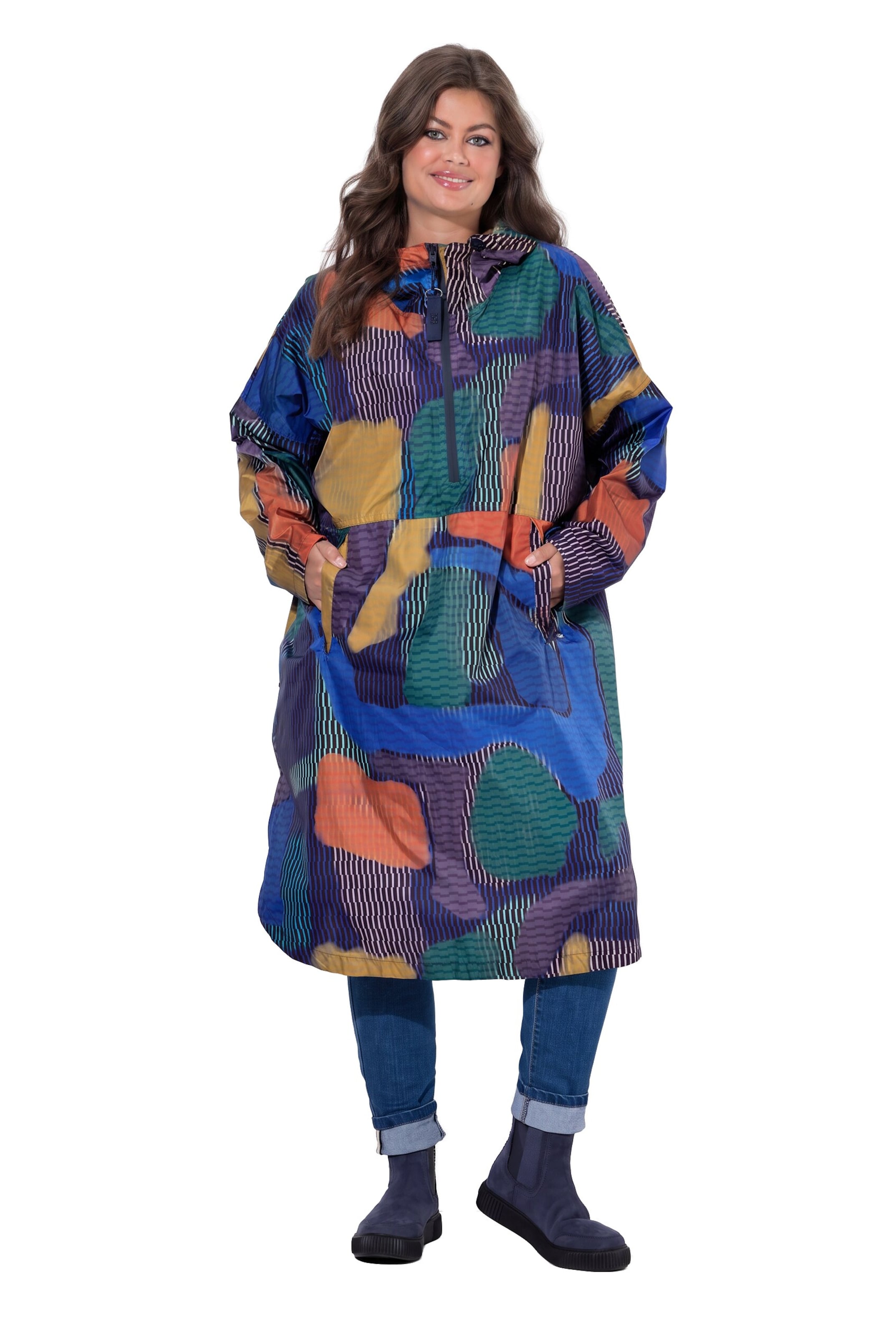 LAURASØN Functionele jas in Blauw: voorkant