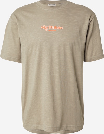 Only & Sons Paita 'ONSLUIS' värissä khaki / pastellinvihreä / oranssi / musta, Tuotenäkymä