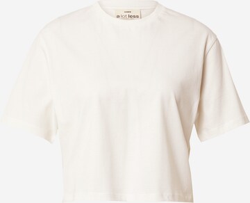 T-shirt 'Lisa' A LOT LESS en blanc : devant