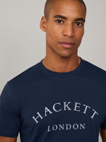 Hackett London T-Shirt 'Heritage Ess' in Blau