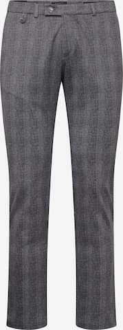 Regular Pantalon chino bugatti en gris : devant