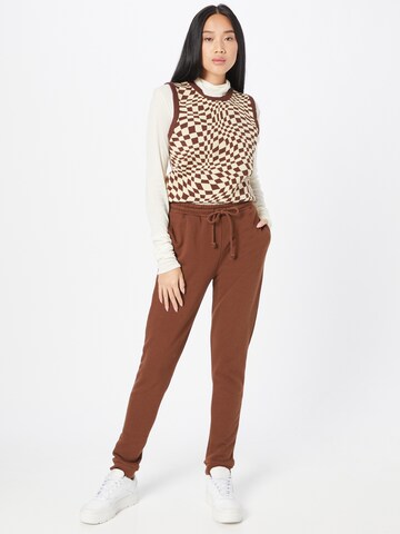 NA-KD Tapered Pants in Brown