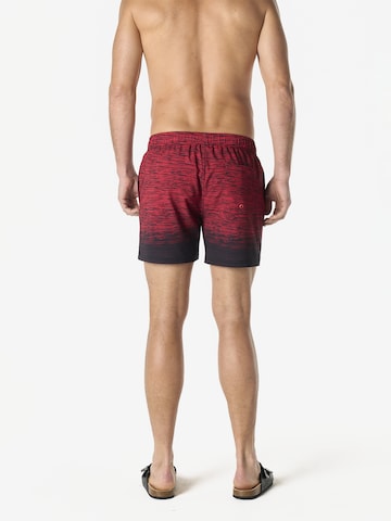 Shorts de bain KOROSHI en rouge