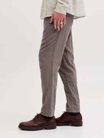 JACK & JONES Tapered Chino trousers 'JPSTAce JJSummer' in Brown