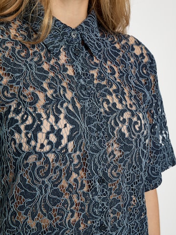 Chemisier 'Tara' minus en bleu