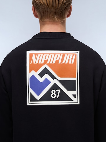 NAPAPIJRI Sweatshirt 'B-Guide' i svart