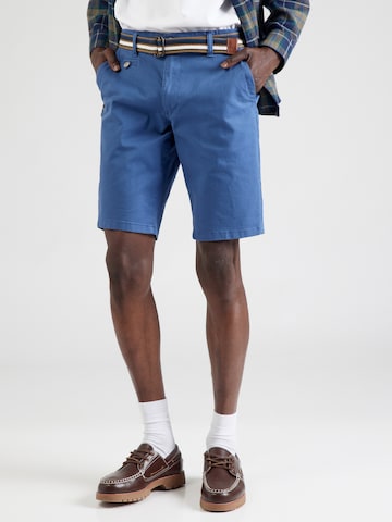 INDICODE tavaline Chino-püksid 'Royce', värv sinine: eest vaates