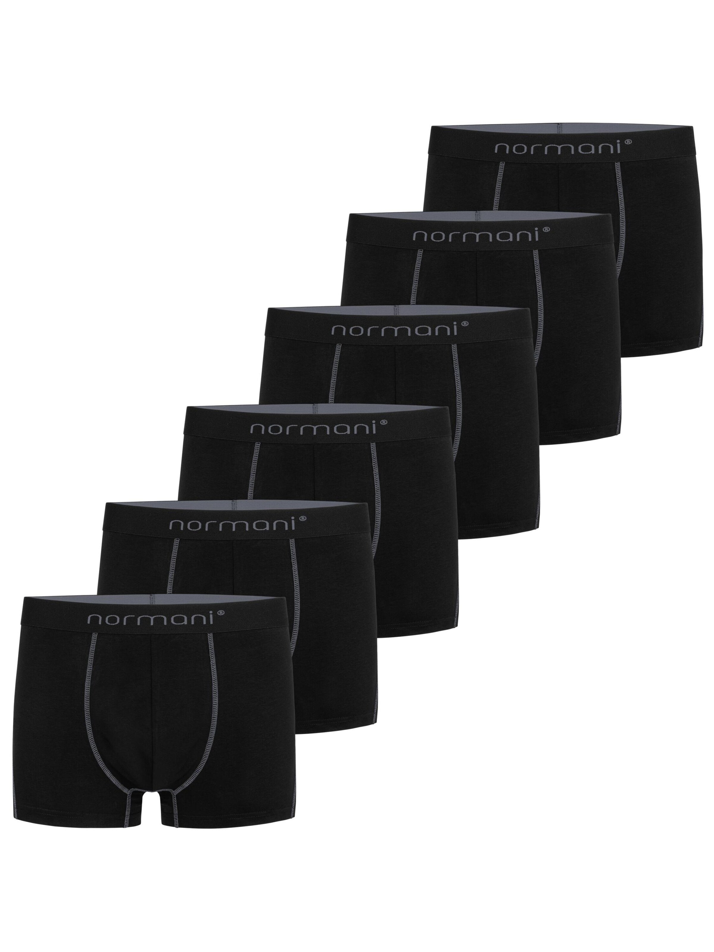 Boxers normani en noir : devant