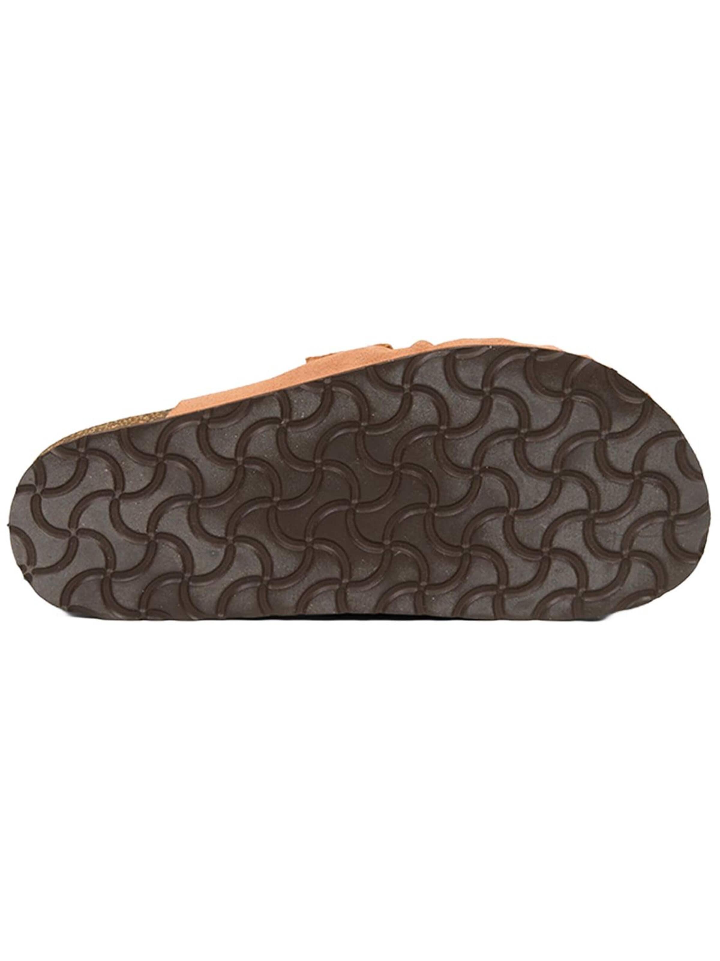 Desa Slipper 'DESA Damen-Wildlederclogs mit Quasten' in Mixed colours
