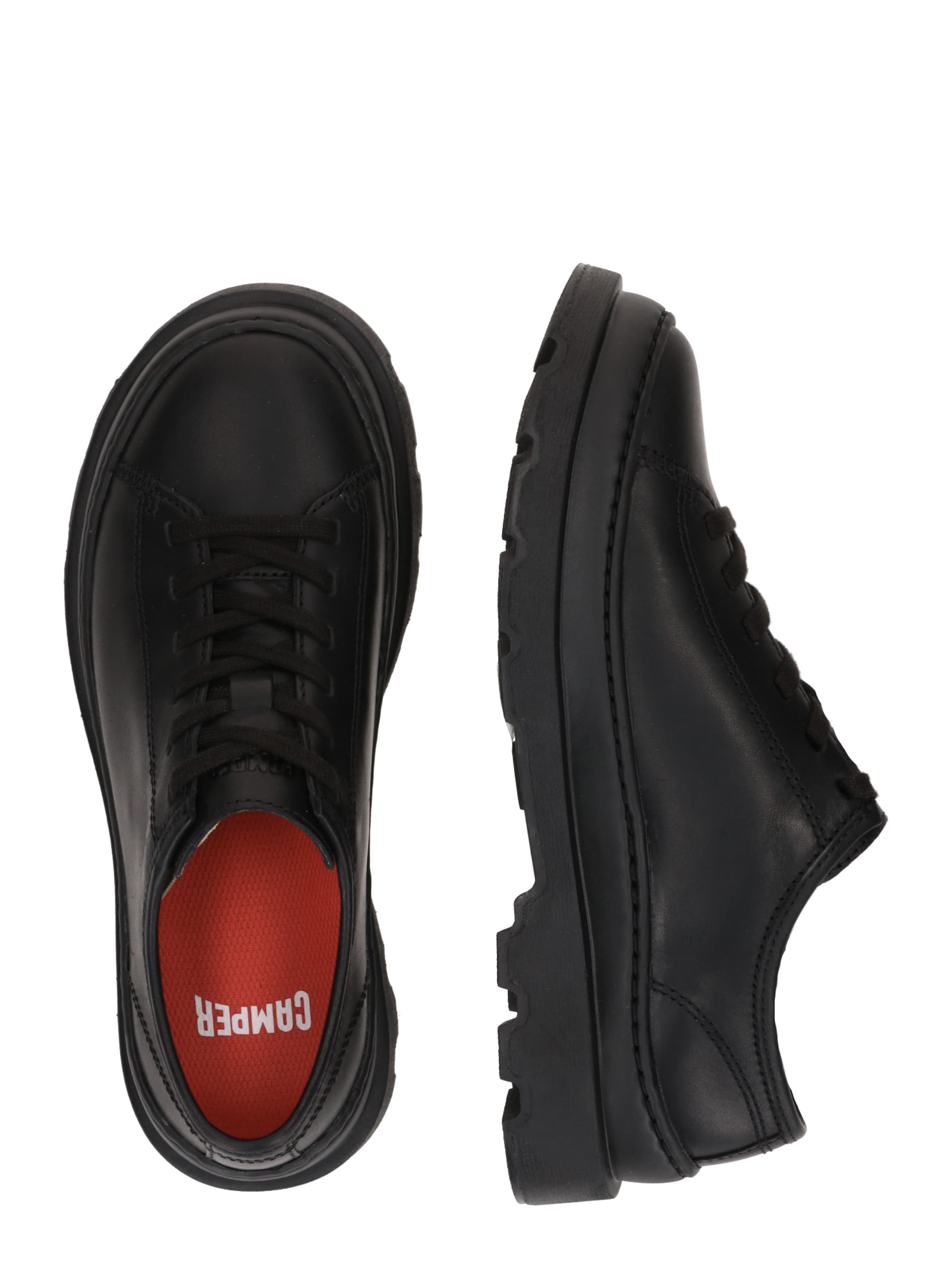 CAMPER Обувки с връзки 'Brutus+' в черно