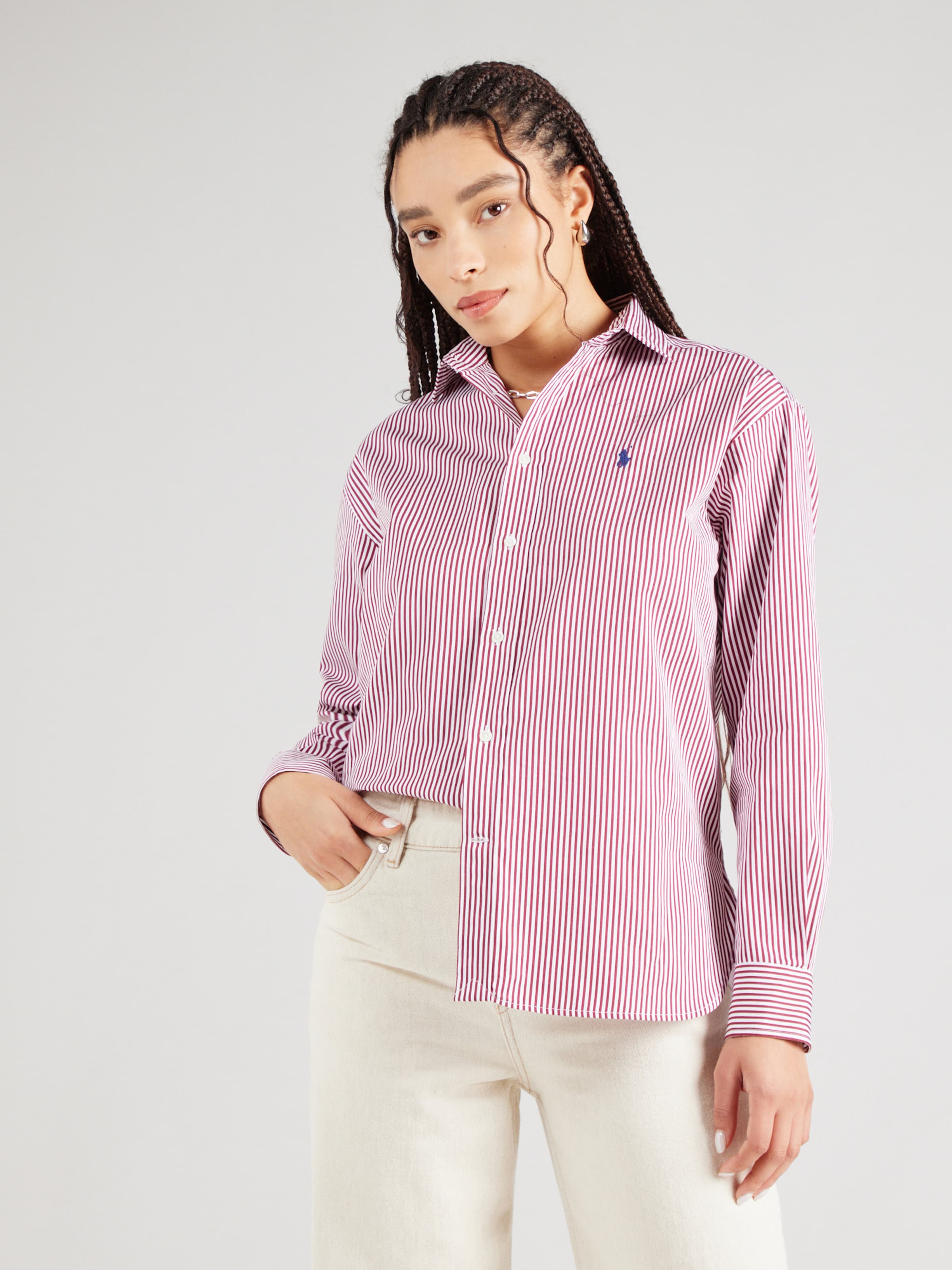 Camisa roja polo ralph lauren sale