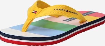 TOMMY HILFIGER - Sandalias en amarillo: frente