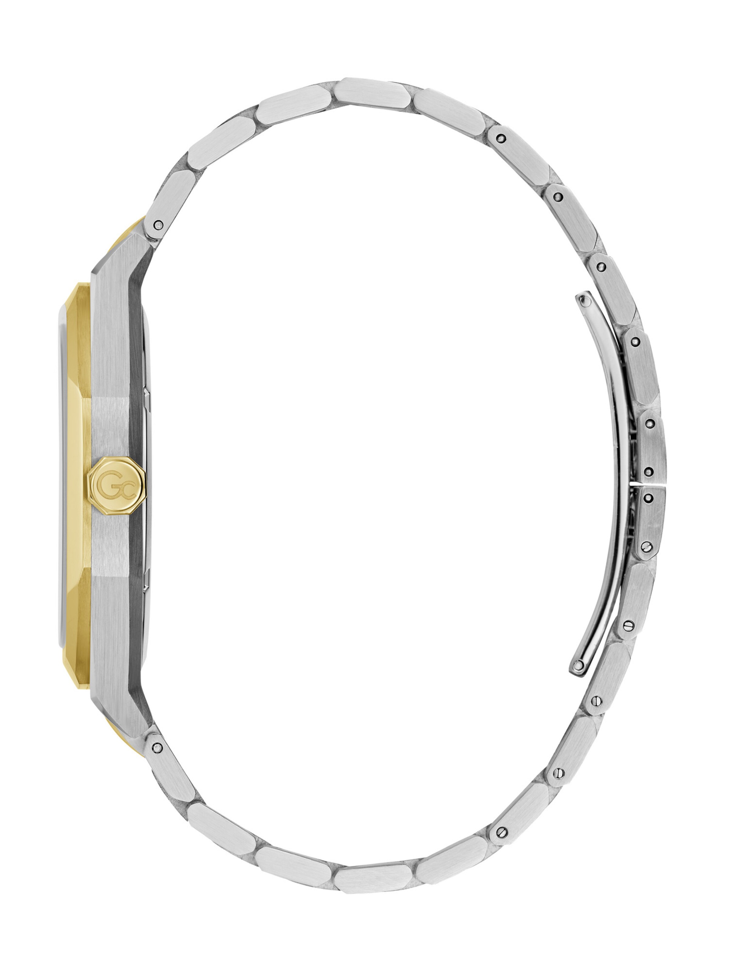 Gc Analoguhr 'Coussin Sleek' in Silber