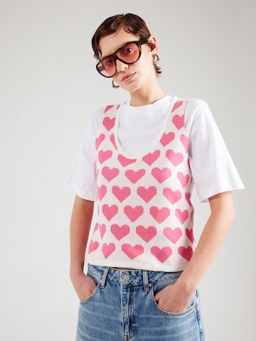 Hailys - Jersey 'Lu44edia' en rosa: frente