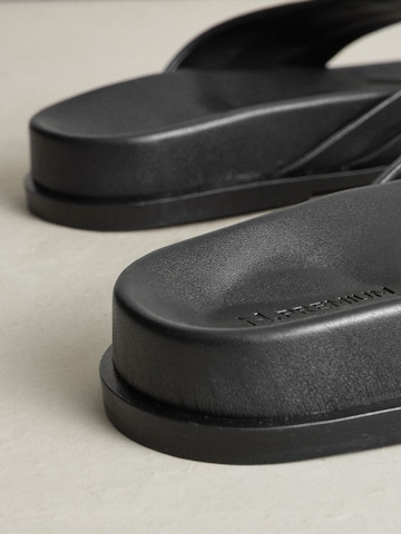 Next T-bar sandals in Black