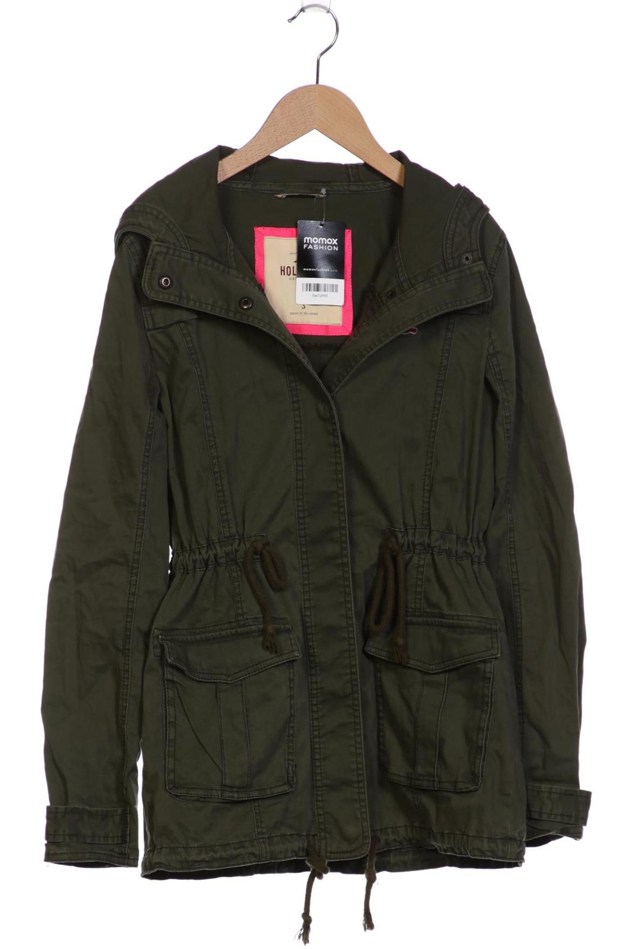 HOLLISTER Jacket & Coat in S in Green: front
