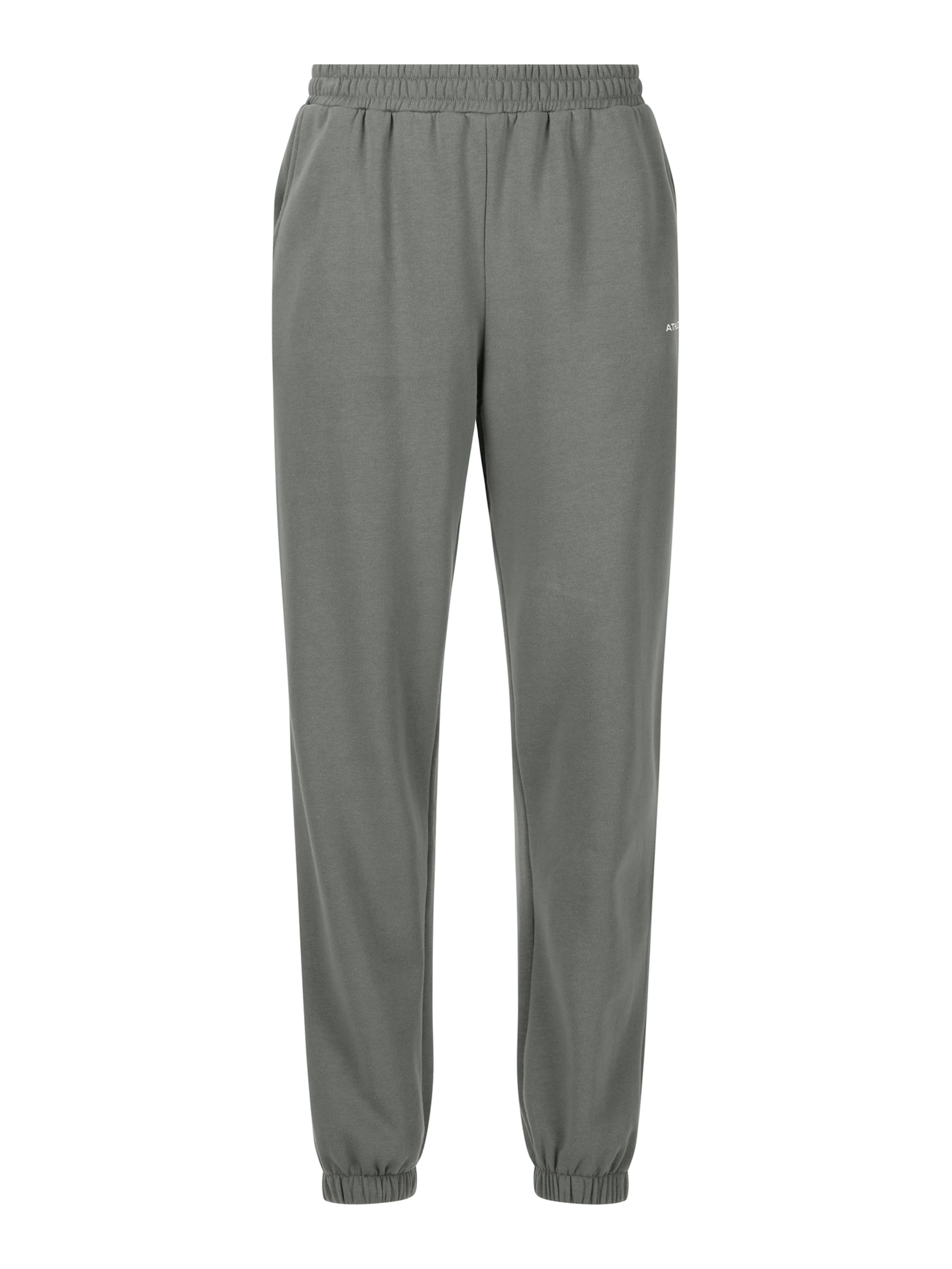 Athlecia Regular Workout Pants 'Atkins' in Grey: front