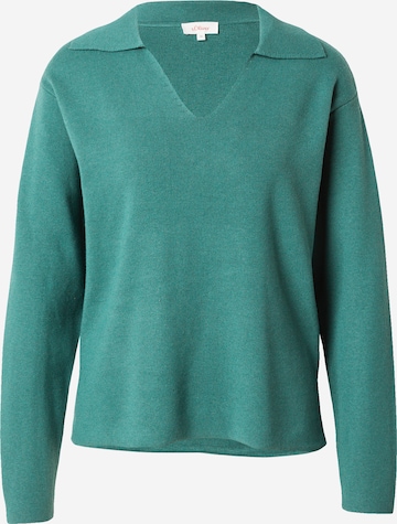 s.Oliver Trui in Blauw: voorkant