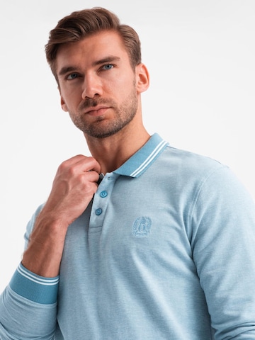 T-Shirt 'OM-POLS-0129' Ombre en bleu
