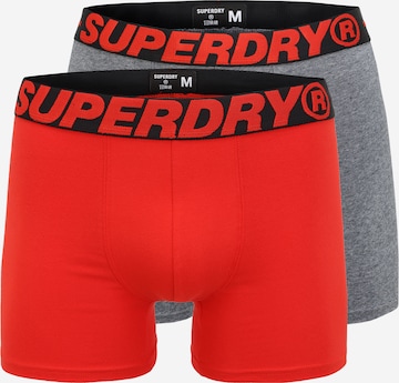 Superdry Boxerky – šedá: přední strana
