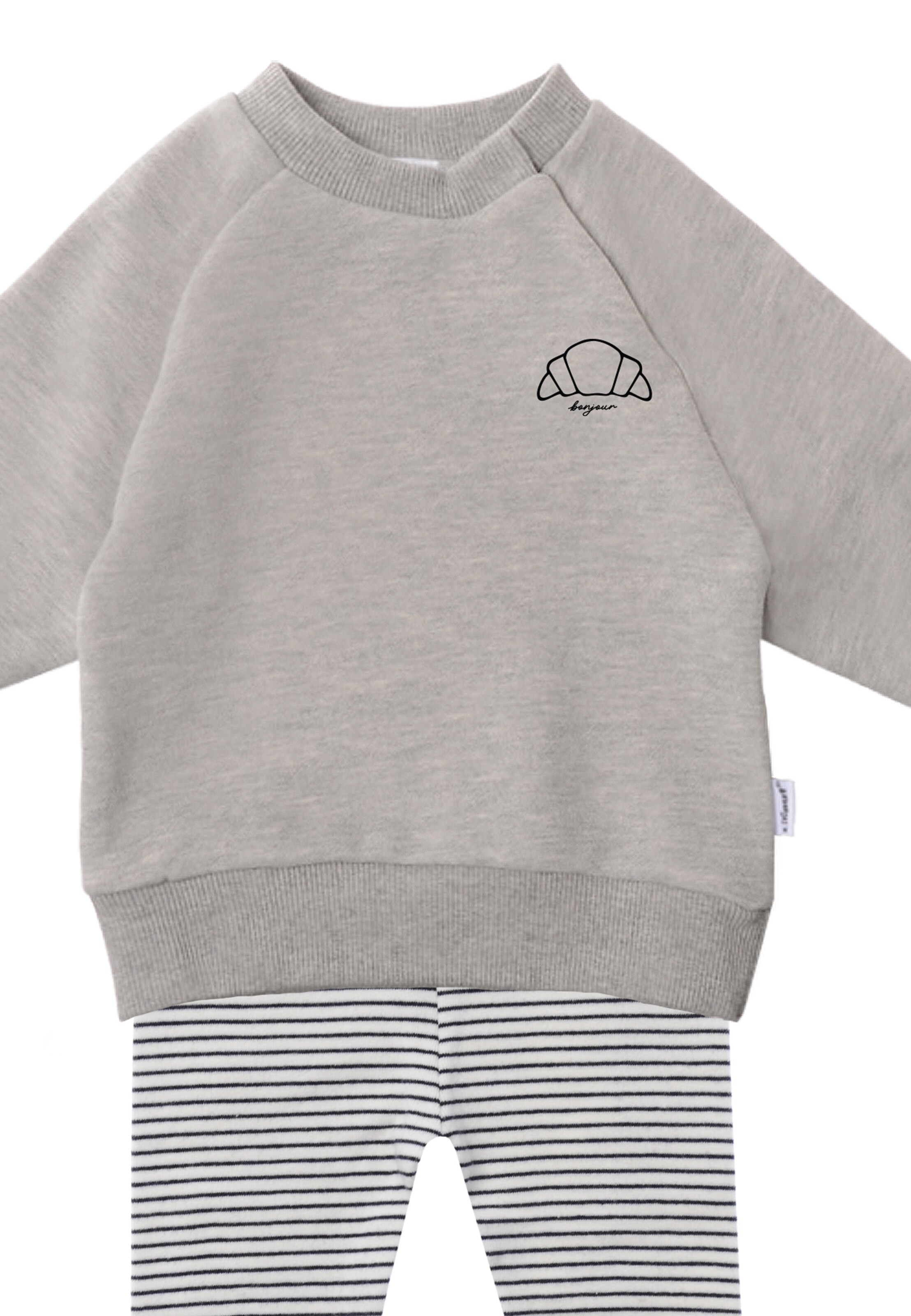 LILIPUT Bekleidungs-Set 'Croissant' in Grau