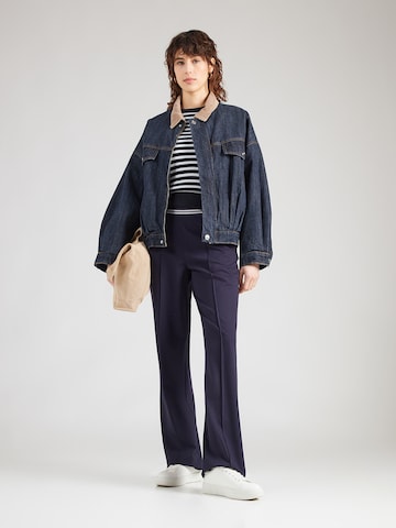 monari Wide Leg Bukser i blå