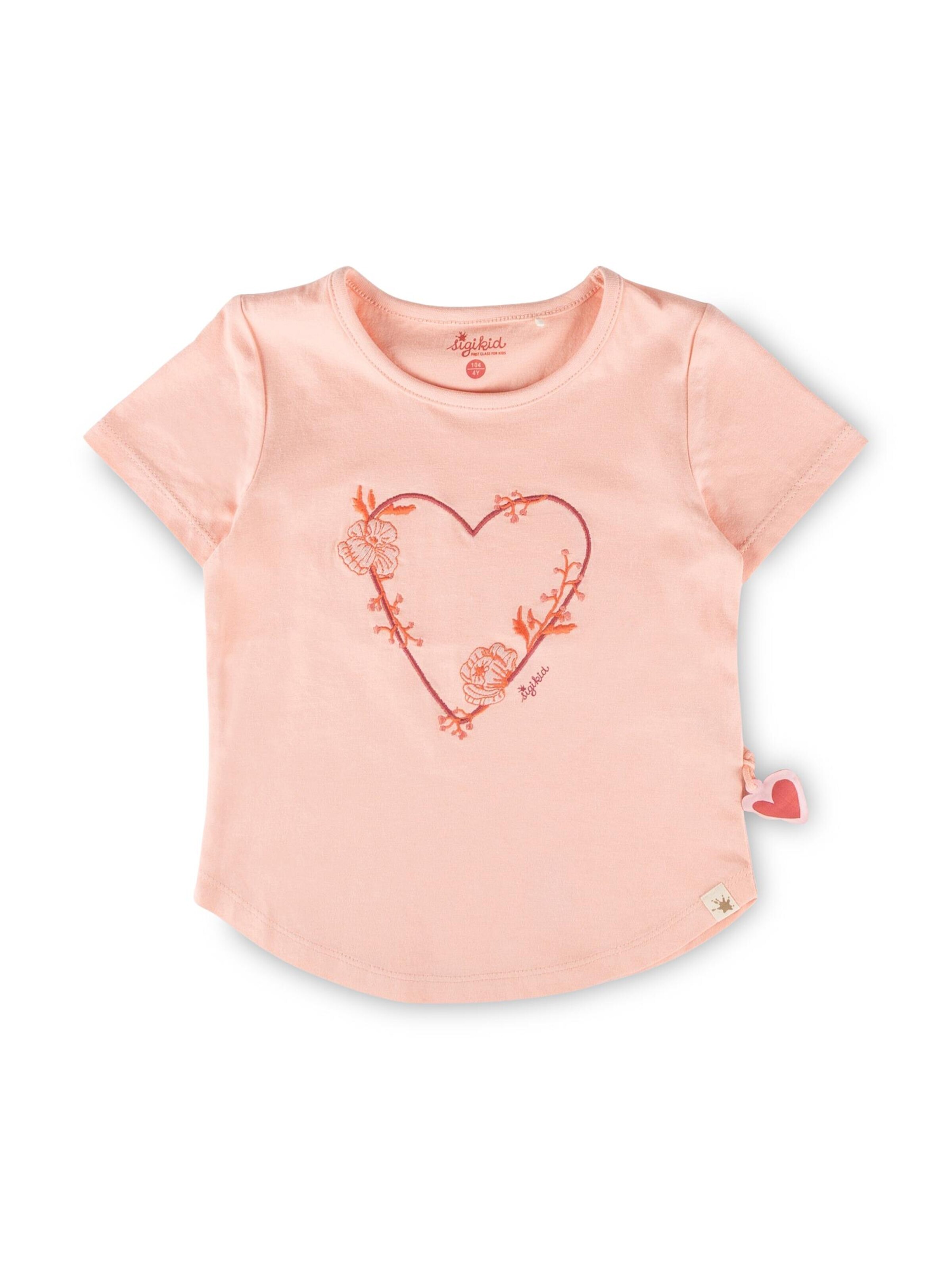 SIGIKID Shirt 'T-Shirt Pink Birds' in Pink: front