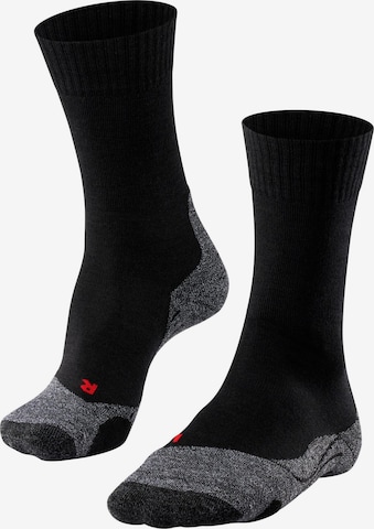 FALKE Athletic Socks 'TK2 Explore' in Black: front