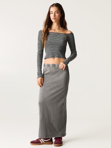 Pull&Bear Shirt in Grau
