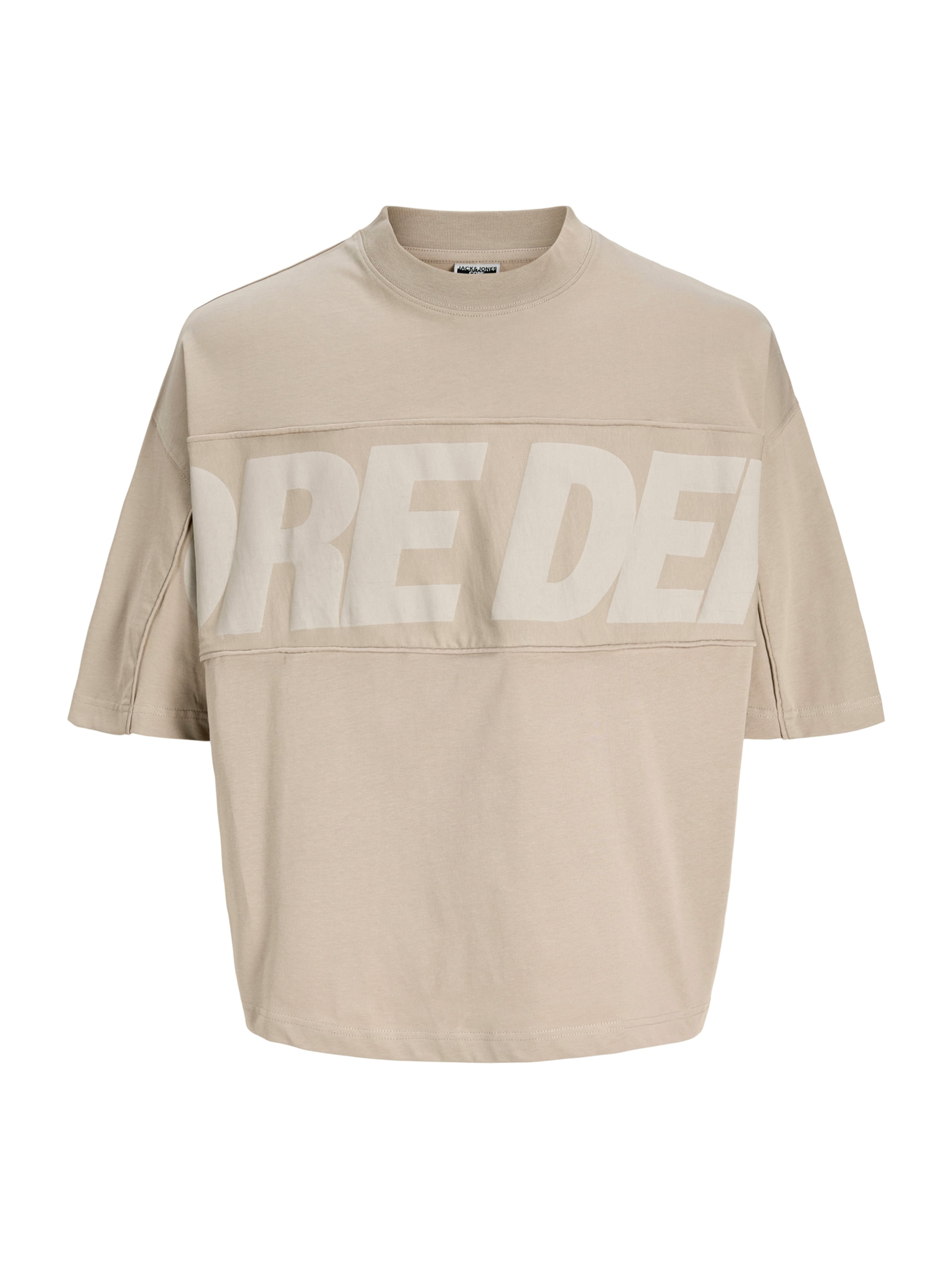 JACK & JONES T-Shirt 'JCOBIARRITZ' in Braun: Vorderseite