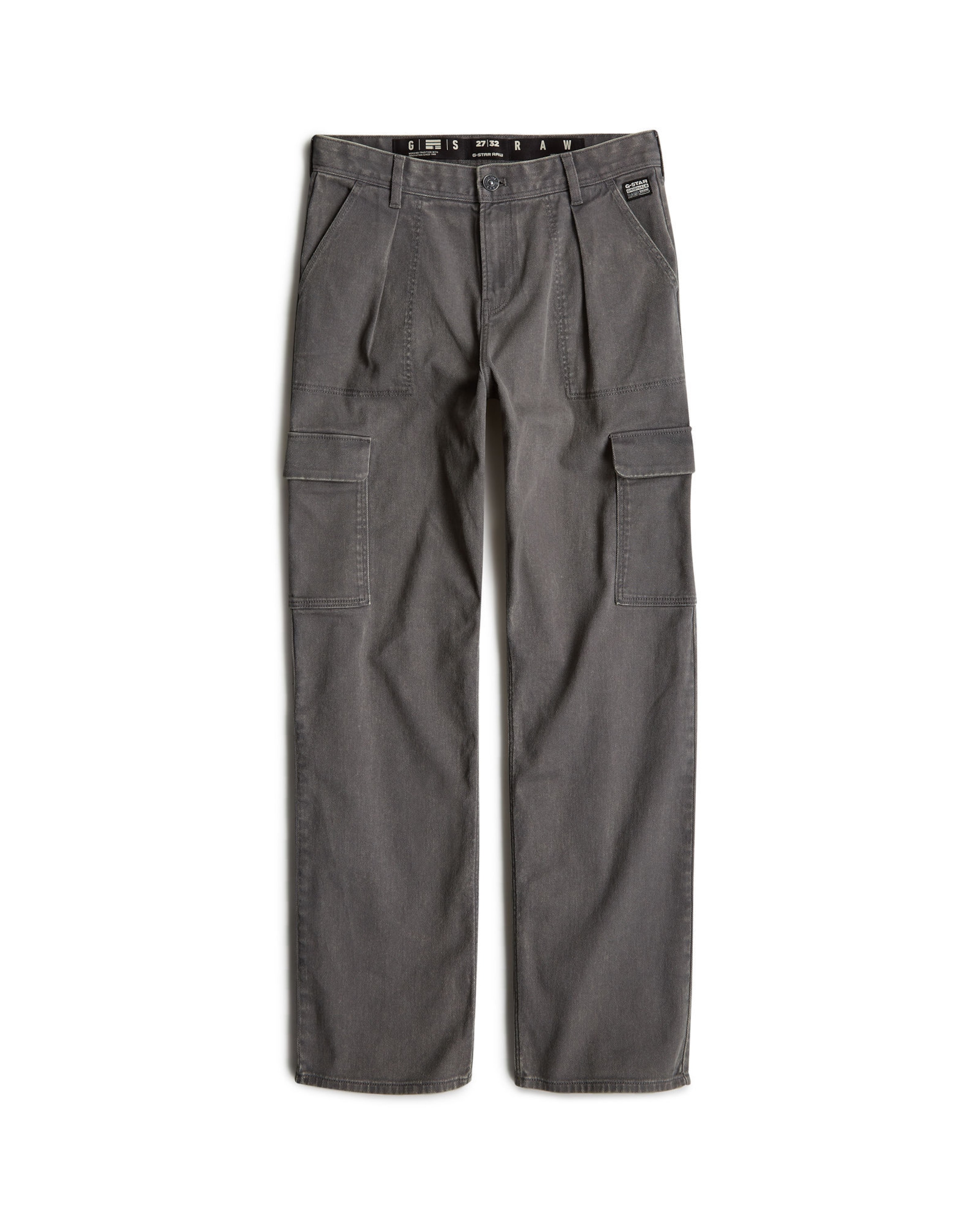G-STAR Regular Cargo trousers in Grey: front