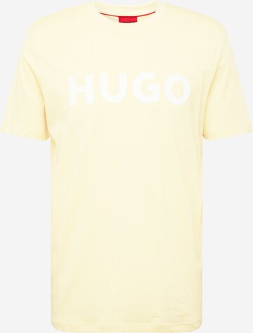 T-Shirt 'Dulivio' HUGO en jaune : devant