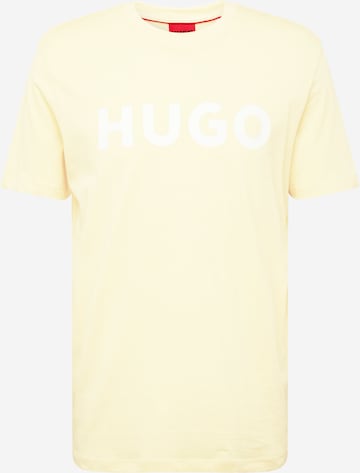 T-Shirt 'Dulivio' HUGO Red en jaune : devant