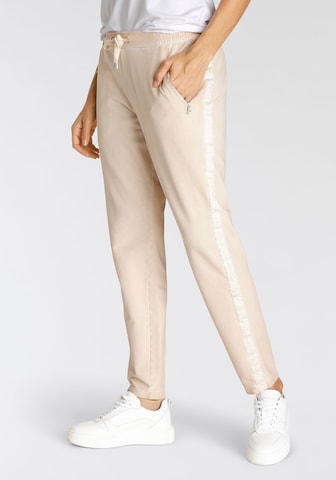 BOYSEN'S Tapered Pants in Beige