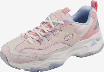 SKECHERS Sneaker low 'D'lites 4.0 Fresh Diva' in Pink: predná strana