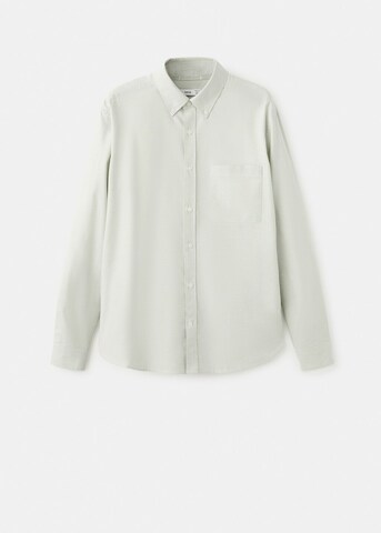 MANGO MAN Regular fit Button Up Shirt 'Oxli' in Green