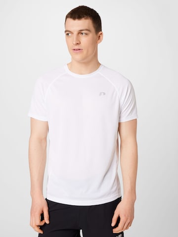 T-Shirt Newline en blanc : devant
