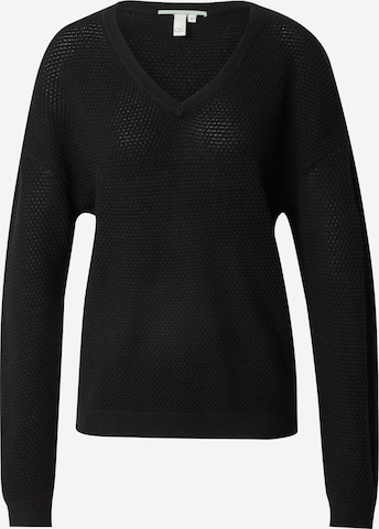 QS Pullover in Schwarz: Vorderseite