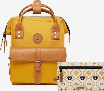 Cabaia Backpack in Yellow: front