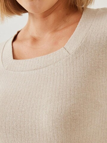 T-shirt Bianco Lucci en beige