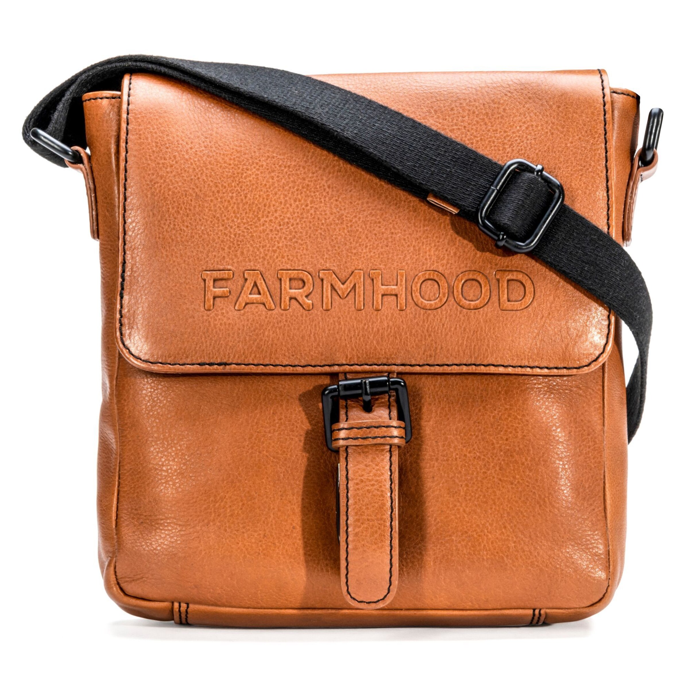 Farmhood Umhängetasche in Braun: Vorderseite