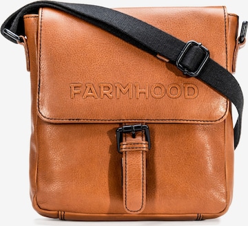 Farmhood Crossbody Bag in Brown: front