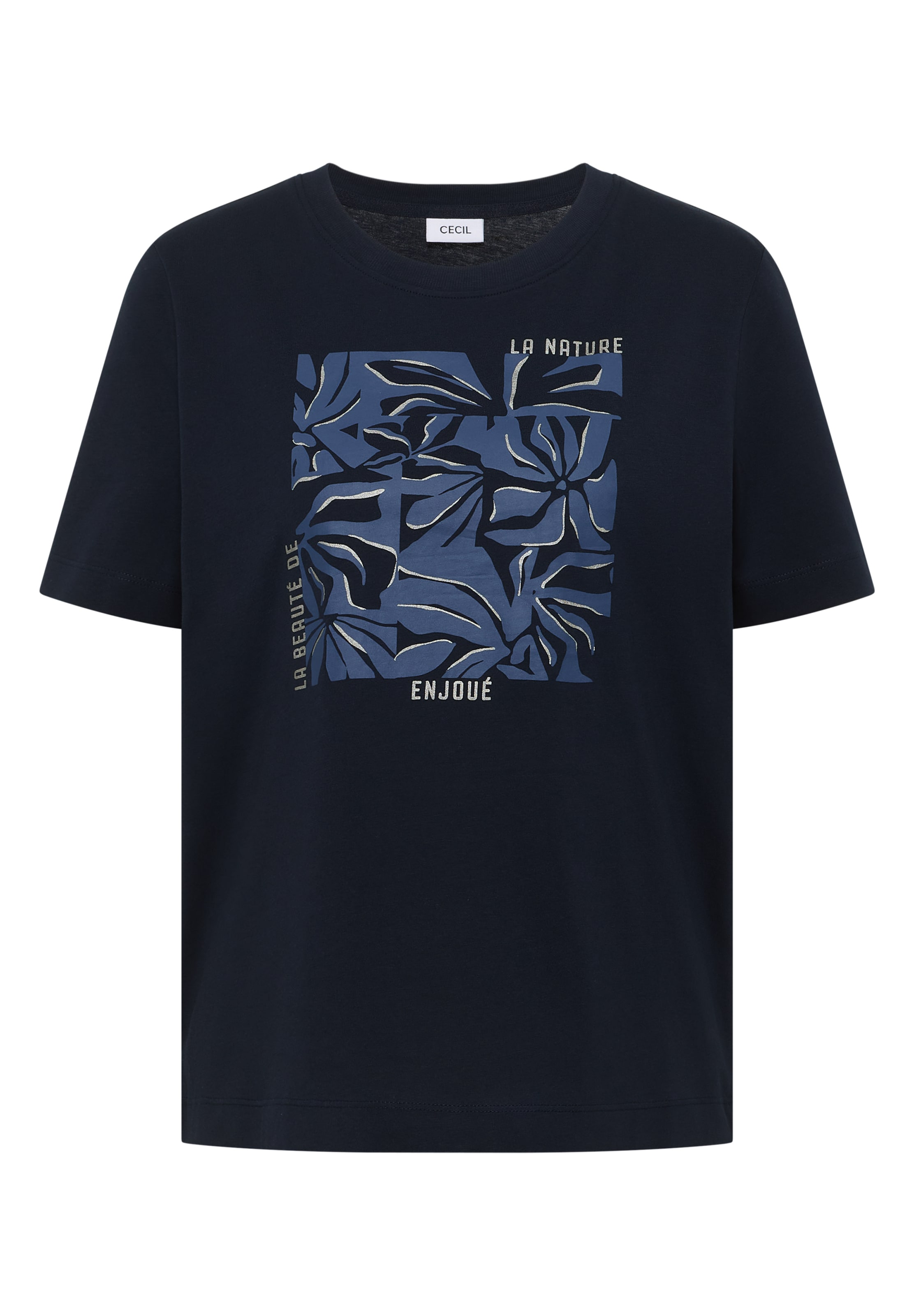 CECIL T-Shirt in Blau: Vorderseite