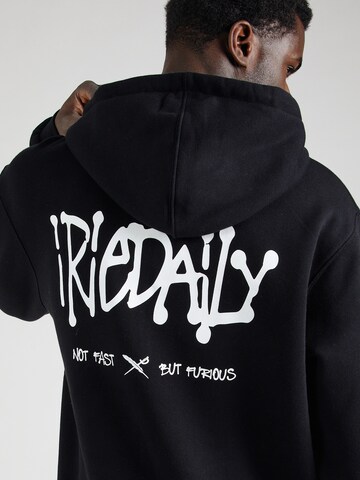 Iriedaily Sweatshirt 'Not Fast' in Black