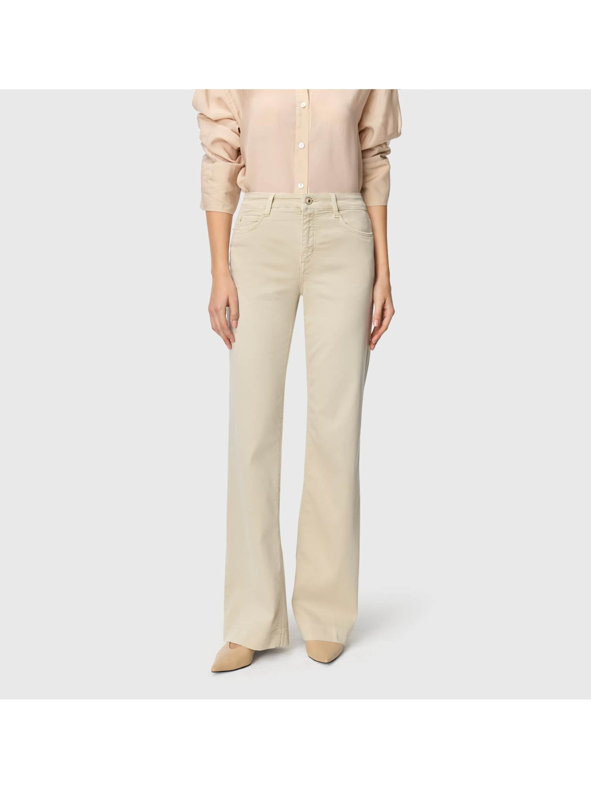 MAC Baggy Jeans 'Dream wide' in Beige: voorkant