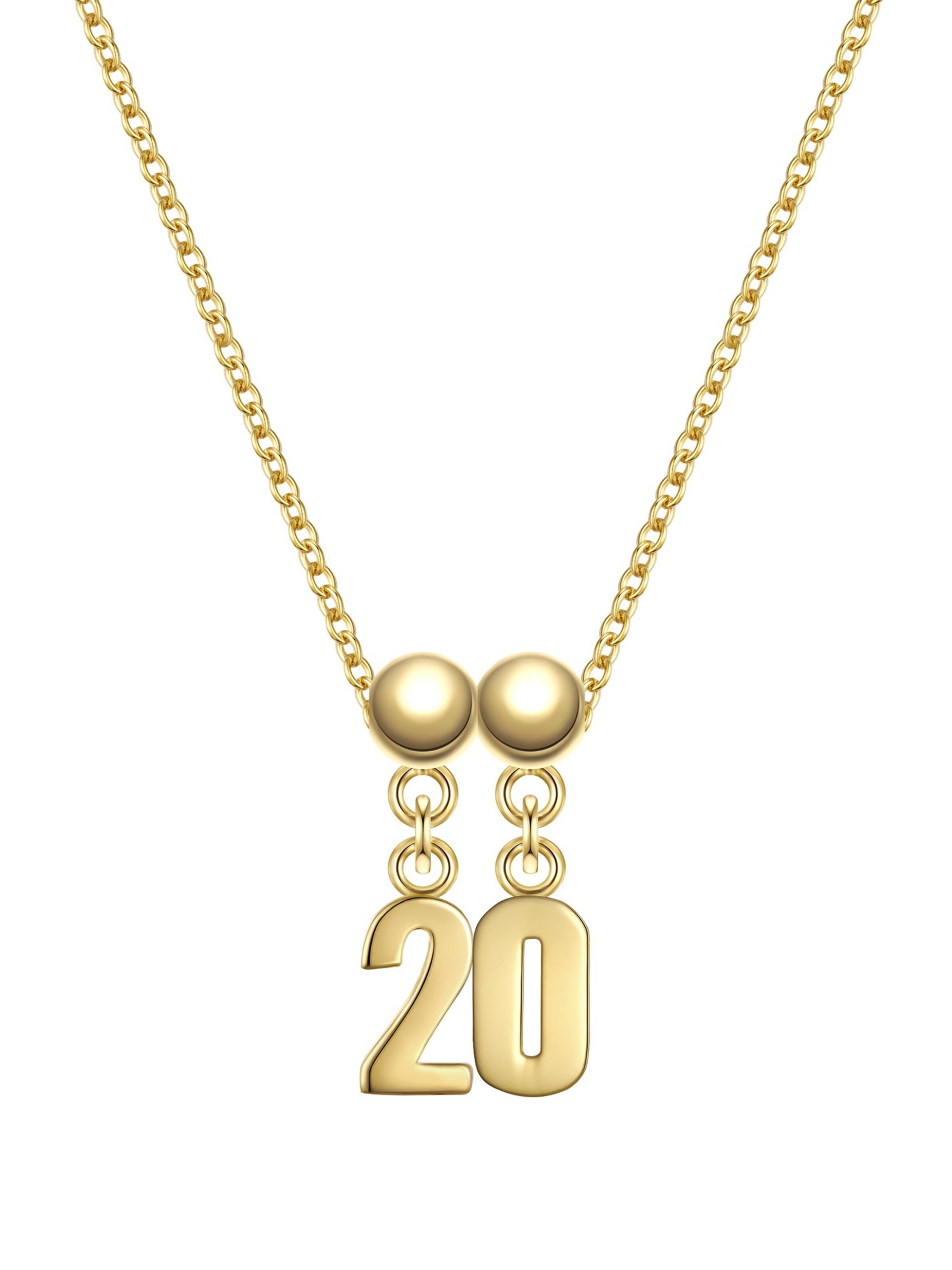 Glanzstücke München Ketting in Goud: voorkant