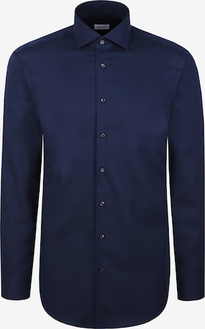 SEIDENSTICKER Businesshemd in Blau: Vorderseite