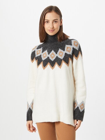 Abercrombie & Fitch Sweter w kolorze beżowy: przód